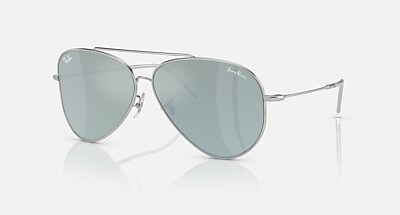 LENNY KRAVITZ X AVIATOR REVERSE Sunglasses in Silver and Silver