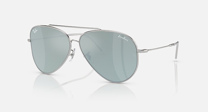 LENNY KRAVITZ X AVIATOR REVERSE Sunglasses in Silver and Silver