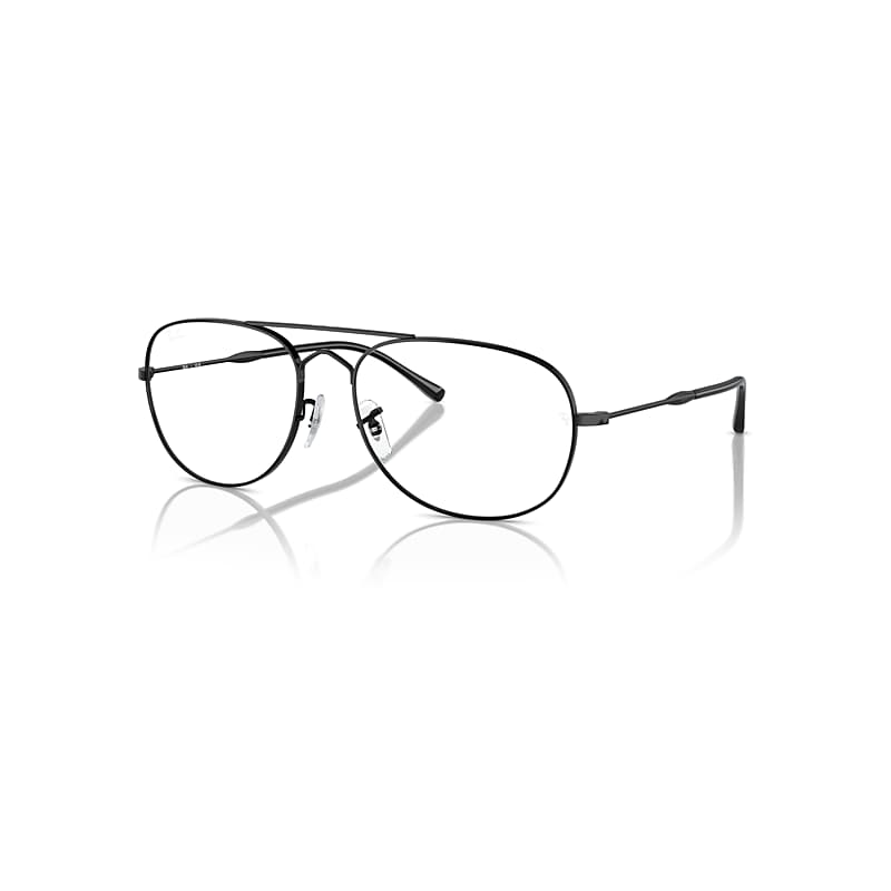 Ray-Ban Eyeglasses  Bain Bridge Optics - Black Frame Clear Lenses Polarized 57-17, RX3735V