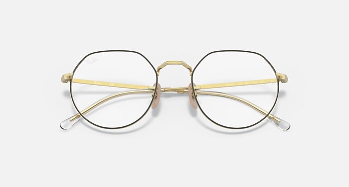 JACK OPTICS ポラライズド（偏光） メガネ ブラック と クリア (53-20