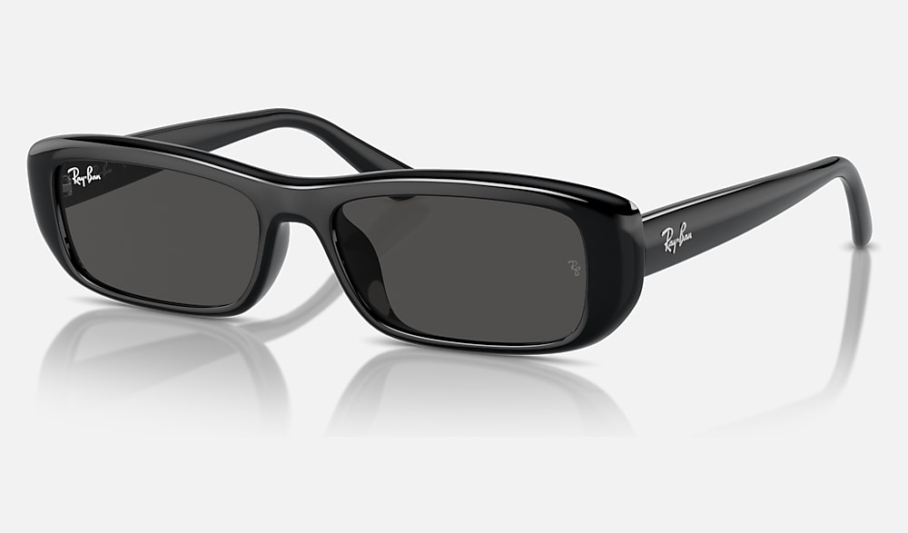 Ray-Ban RB4436D BIO-BASED サングラス ブラック 美品 RB4436D BIO-BASED Óculos de Sol em Preto e Cinza-escuro (55-16