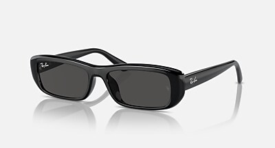 RB4436D BIO-BASED Sunglasses in Black and Dark Grey (55-16