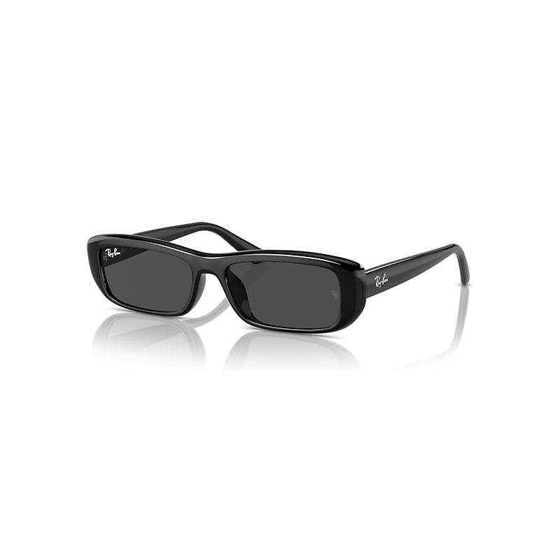 Ray - Ban Unisex Grey Ray - Ban Rb4436d 667787 Sunglasses Injected Black Pillow Normal - Image 4