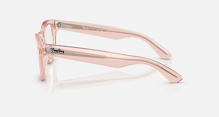 SKYLER OPTICS Eyeglasses with Transparent Pink and Bio Demo Lens