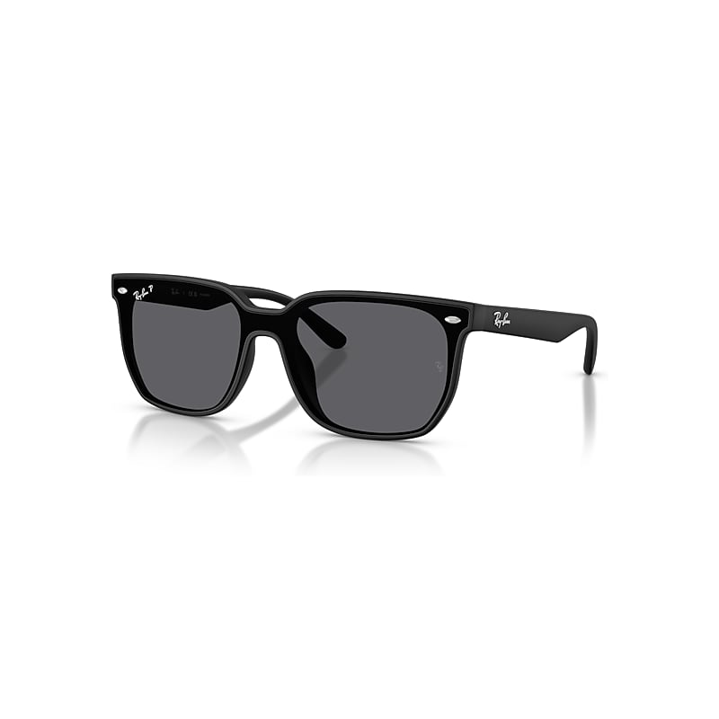 Ray-Ban Unisex Sunglass RB4466D - Frame color: Matte Black, Lens color: Polarized Grey - Image 4