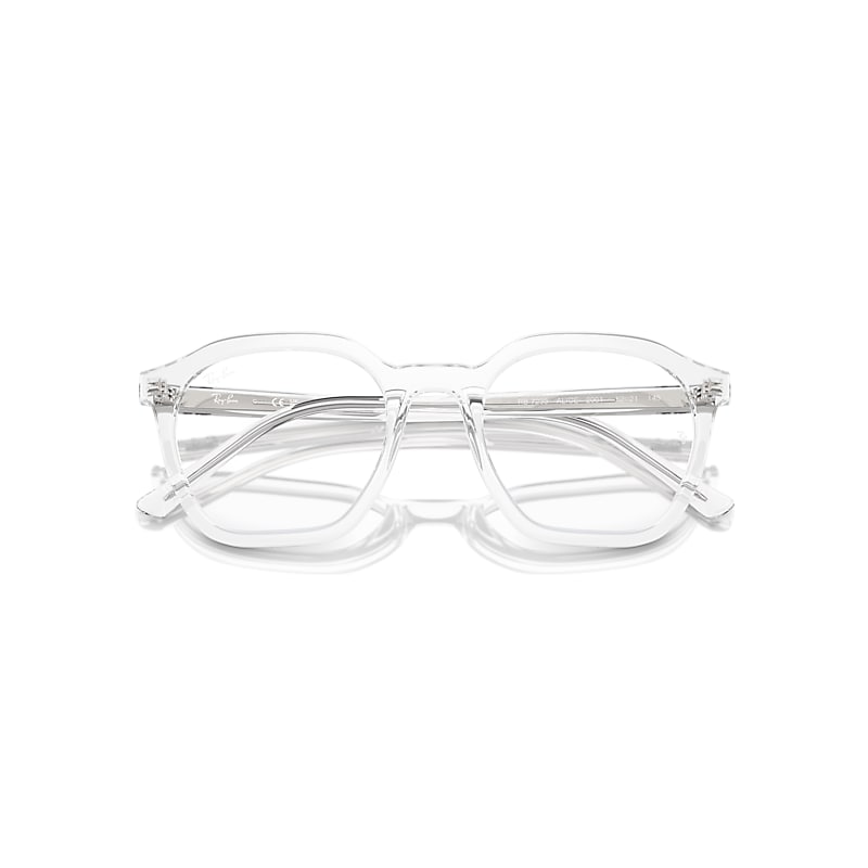 Ray-Ban Alice Optics Eyeglasses Transparent Frame Clear Lenses Polarized 50-21