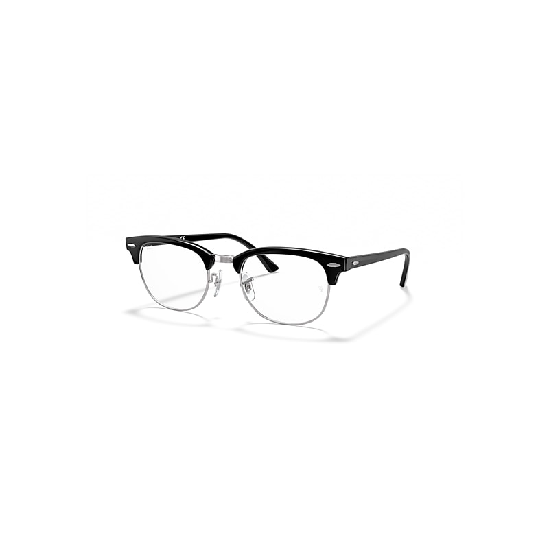 Ray-Ban Eyeglasses  Clubmaster Optics - Black Frame Clear Lenses 49-21, RB5154