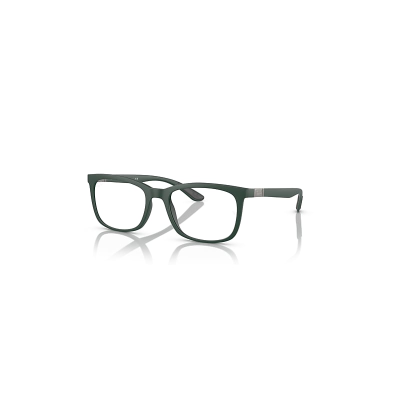 Ray-Ban Eyeglasses   Optics - Sand Green Frame Clear Lenses Polarized 54-19, RB7230