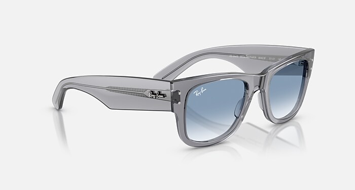 ◆Ray-Ban◆偏光サングラス　RB0840S-F MEGA WAYFARER MEGA WAYFARER Óculos de Sol em Cinza transparente e Azul degradê