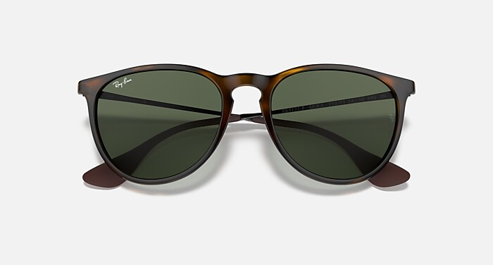 ERIKA CLASSIC Sunglasses in Light Havana and G-15 Green (54-18