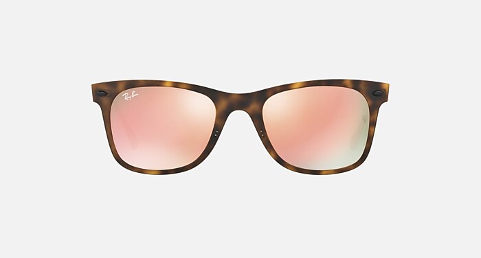 WAYFARER LIGHT RAY Sunglasses in Havana and Copper Mirror (50-22