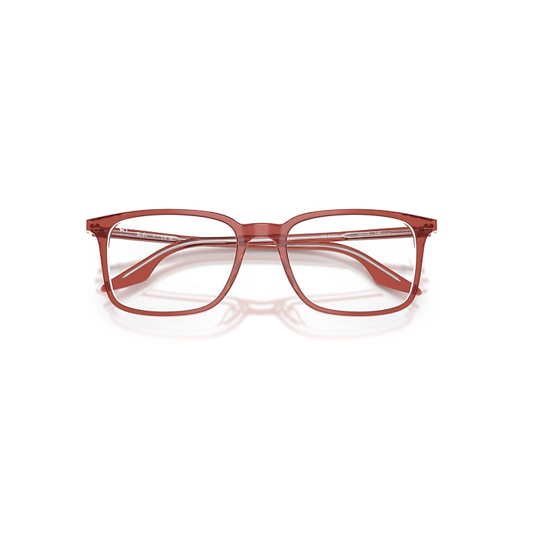 Ray-Ban Rb5421 Optics Optical Brown Transparent Frame Clear Lenses Polarized 53-19