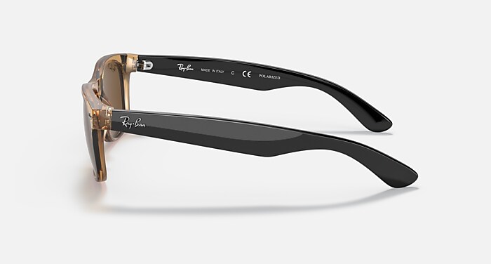 NEW WAYFARER BICOLOR Sunglasses in Honey and Brown Polarized