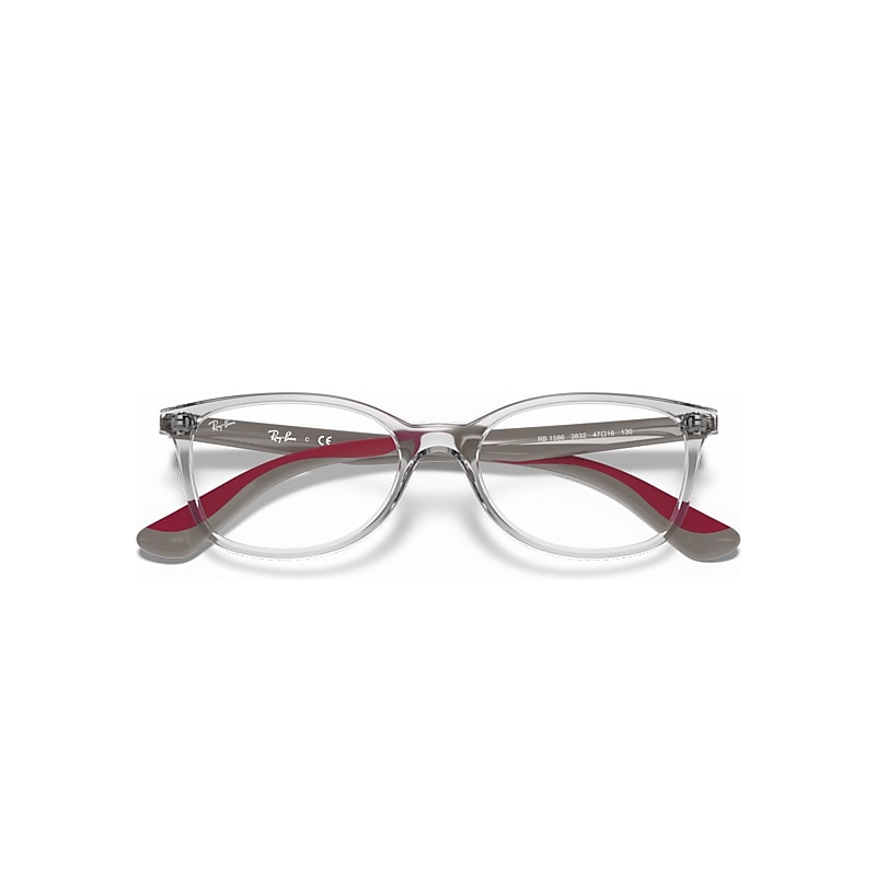 Ray-Ban Rb1586 Optics Kids Optical Pink Frame Clear Lenses Polarized 47-16