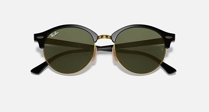 CLUBROUND CLASSIC Sunglasses in Black and G-15 Green - RB4246