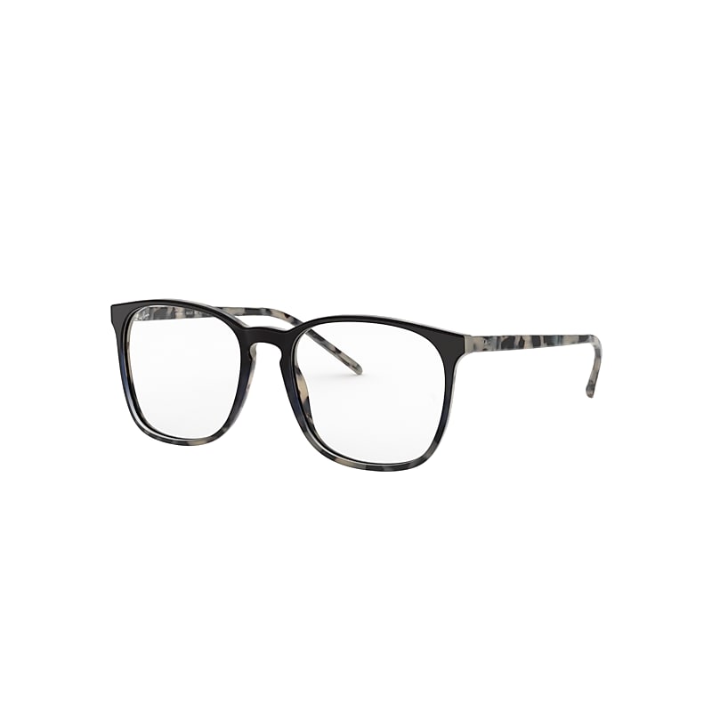 Ray - Ban Unisex Rx5387 5872 Optical Frames Acetate Turtle Transparent Squared Normal - Image 4