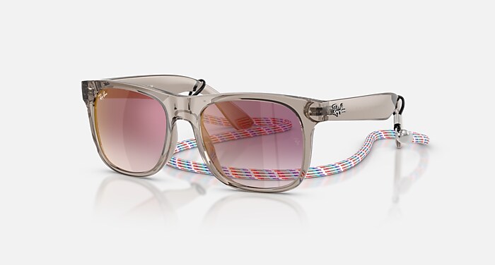 JUSTIN KIDS SUMMER CAPSULE Sunglasses in Transparent Grey and Grey