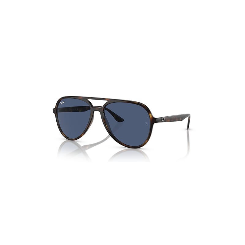 Ray-Ban Rb4376 Gafas De Sol Habana Montura Azul Lentes 57-16