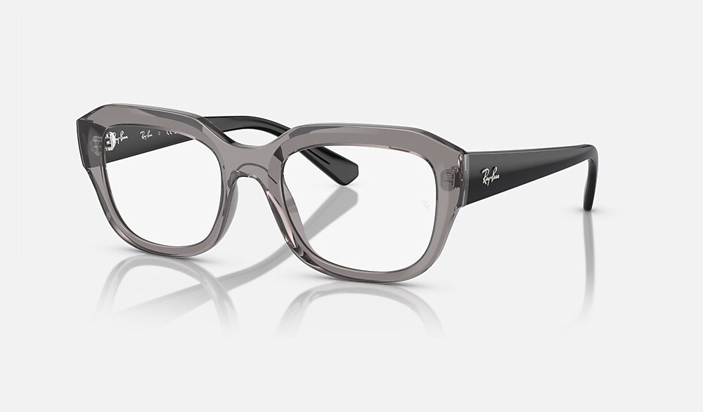 LEONID OPTICS BIO-BASED メガネ トランスペアレント グレー と クリア