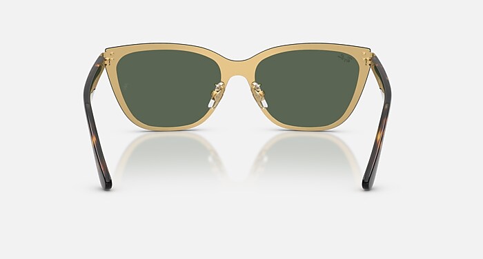 RB3798D Sunglasses in Gold and Dark Green (0-145) - RB3798D | Ray
