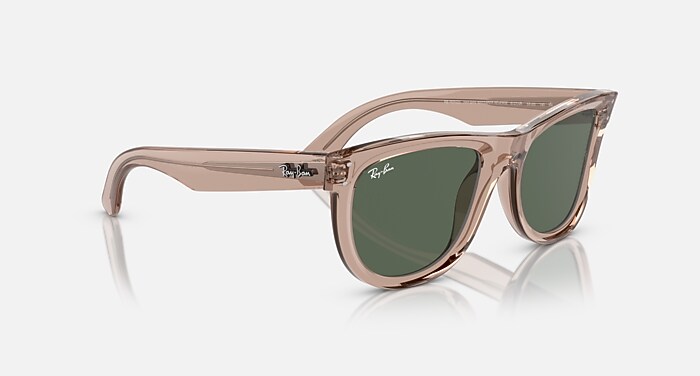 WAYFARER REVERSE Sunglasses in Transparent Light Brown and Dark
