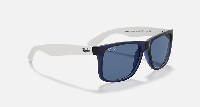 JUSTIN COLOR MIX Sunglasses in Transparent Blue and Dark Blue (54