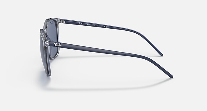 RB4387 Sunglasses in Transparent Blue and Dark Blue (56-18