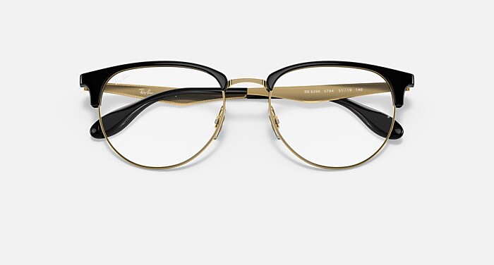 レイバン公式ストア】 Ray-Ban® RB6396 OPTICS メガネ | ゴールド上に