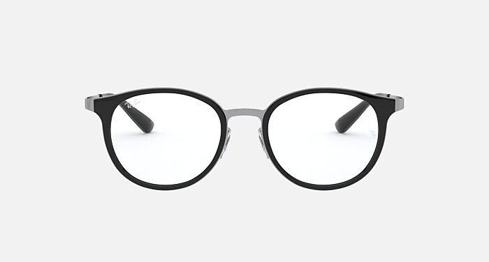 Ray Ban‎ RB6372M 2509 Womens Shiny Black Oval Eyeglasses Frames 50/19~145 H15584 RAY-BAN RB6372M 2732 Female Oval Glasses Frames Light Brown  main image 3