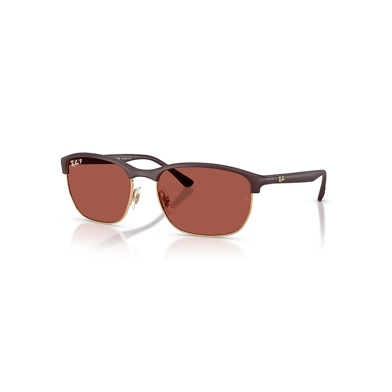 Ray-Ban Sunglasses   Polarized S Lenses - Sand Violet Frame Polarised Red Lenses Polarized 59-18, RB4469