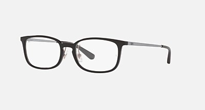 RB7182 OPTICS メガネ ブラック と クリア (53-18) - RB7182D