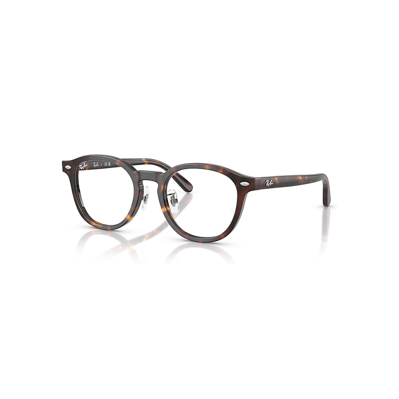 Ray-Ban Eyeglasses Rb5443d Optics - Havana Frame Clear Lenses Polarized 49-20, RX5443D - Image 1