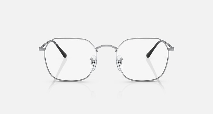 JIM OPTICS メガネ シルバー と クリア (53-20) - RB3694V