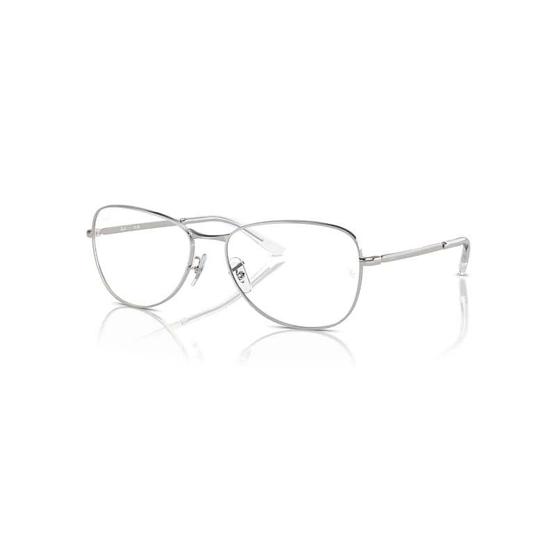 Ray-Ban Eyeglasses  Rb3733v Optics - Silver Frame Clear Lenses Polarized 56-17, RX3733V