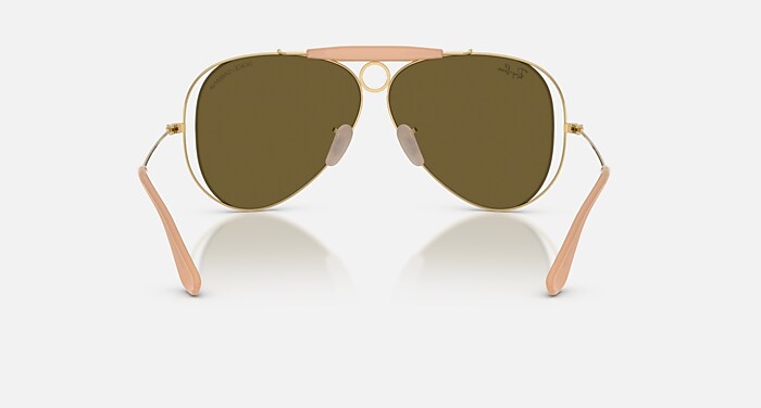 THE SHOOTER BY DOLCE&GABBANA Sunglasses in Arista Gold and Dark