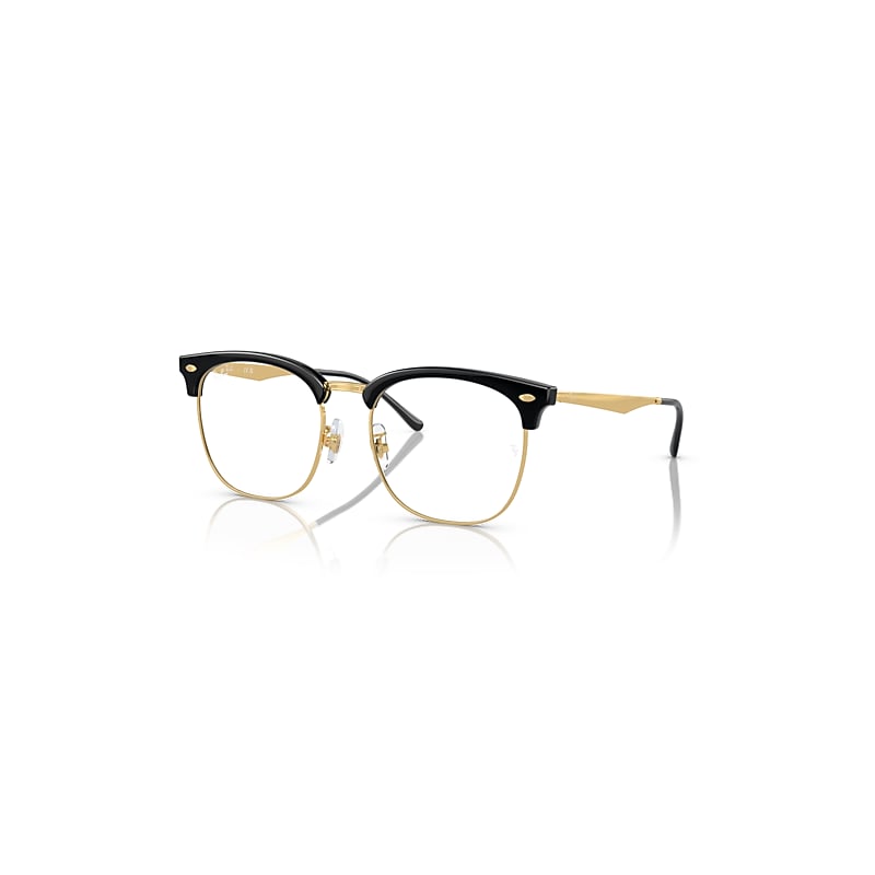 Ray-Ban Eyeglasses   Optics - Gold Frame Clear Lenses Polarized 54-19, RB7318D