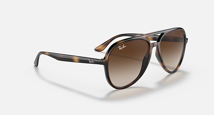 Ray-Ban サングラス ティアドロップ／RB4376F RB4376 サングラス ハバナ と ブラウン諧調 (57-16) - RB4376F