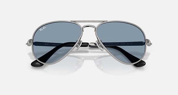 AVIATOR MAX SUMMER CAPSULE Sunglasses in Gunmetal and Blue (58-16