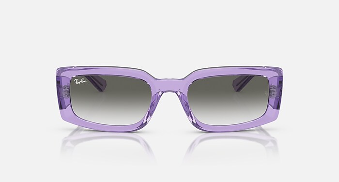 KILIANE BIO-BASED Sunglasses in Transparent Violet and Light Grey