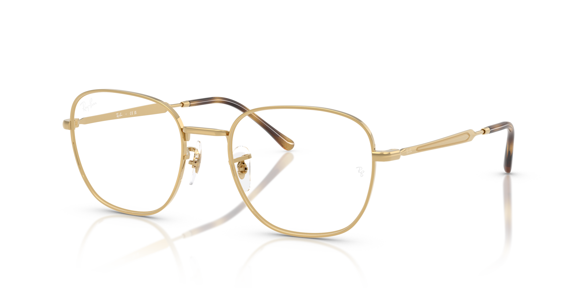 RB6534 OPTICS Eyeglasses with Arista Gold and Clear (53-19