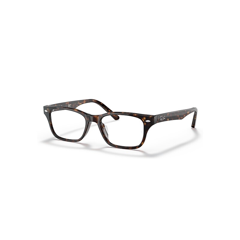 Ray-Ban Eyeglasses Unisex Rb5345d Optics - Tortoise Frame Demo Lens Lenses 53-18