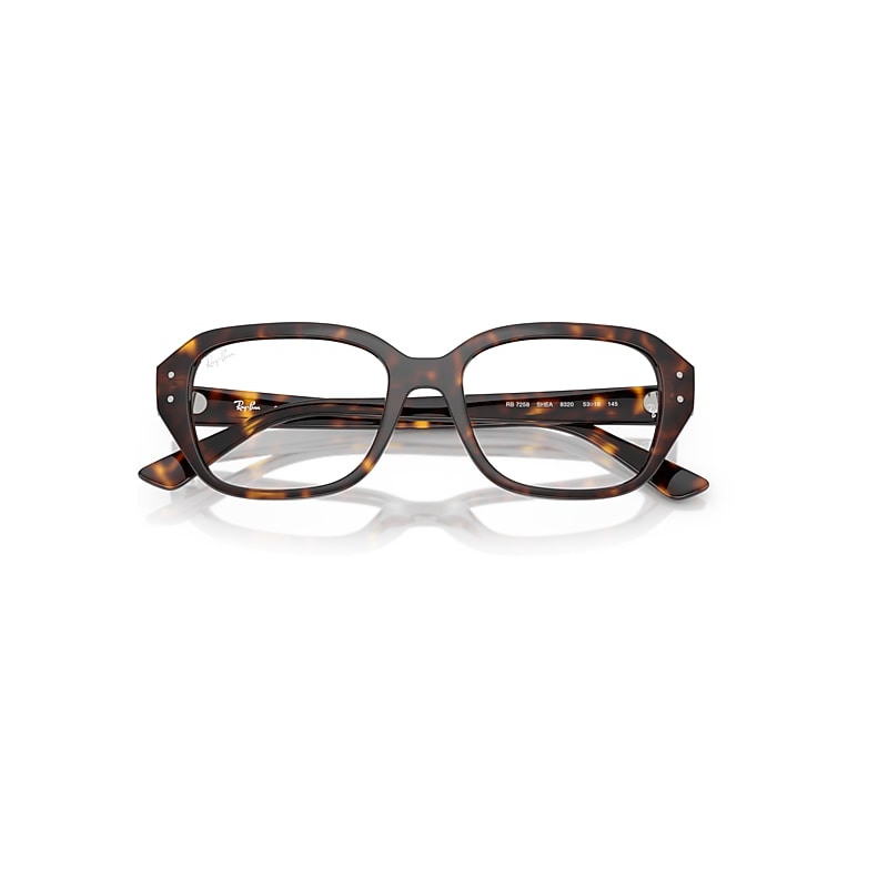 Ray-Ban Shea Optics Bio-based Optical Havana Frame Clear Lenses Polarized 53-18