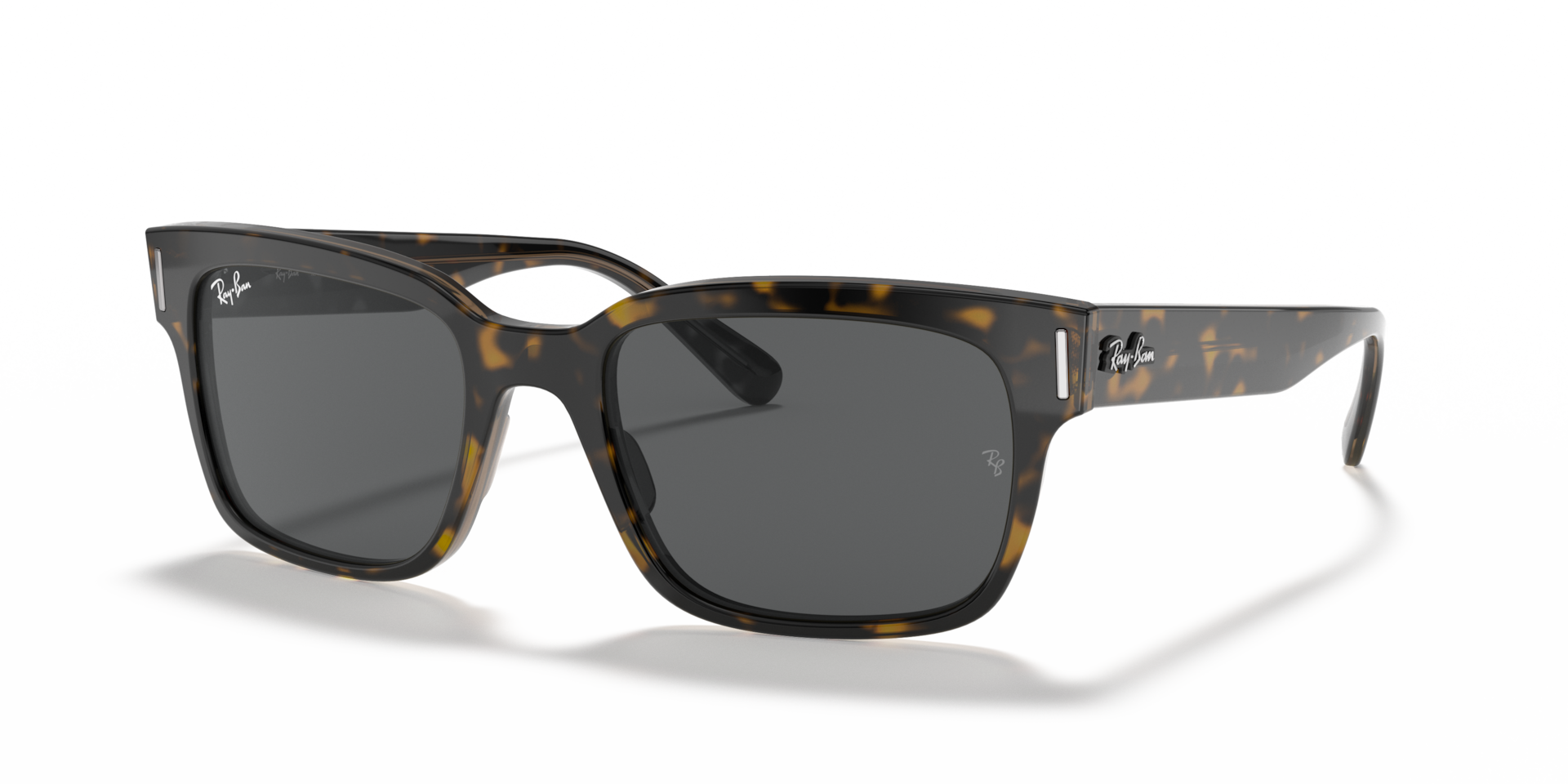 Ray-Ban Jeffrey Lunettes De Soleil - Monture Havana Sur Marron Transparent Verres Gris 55-20 87 €