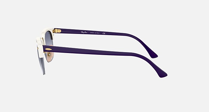 RB4354 Sunglasses in White and Blue Gradient (48-22) - RB4354