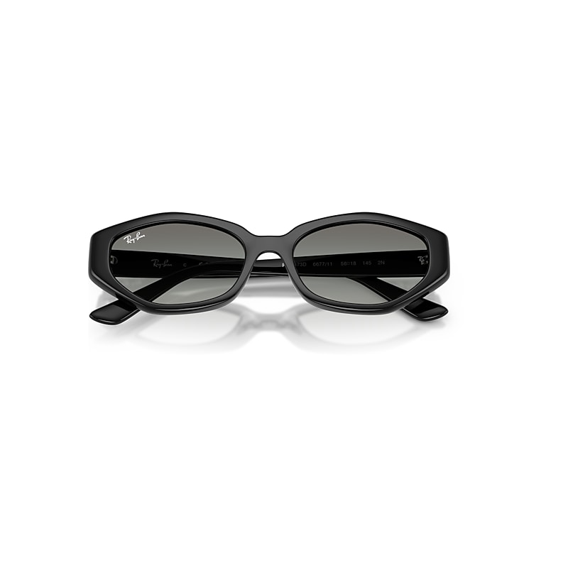 Ray-Ban RB4473D Asian Fit 667711 Men's Sunglasses Black Size 56