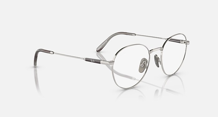 DAVID TITANIUM OPTICS Eyeglasses with Silver and Clear (51-20