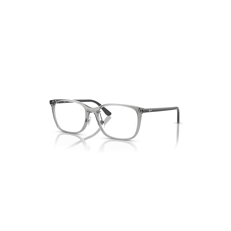 Ray-Ban Rb7168d Optics  Grau Fassung Demo Gläser Glas Polarisiert 55-18