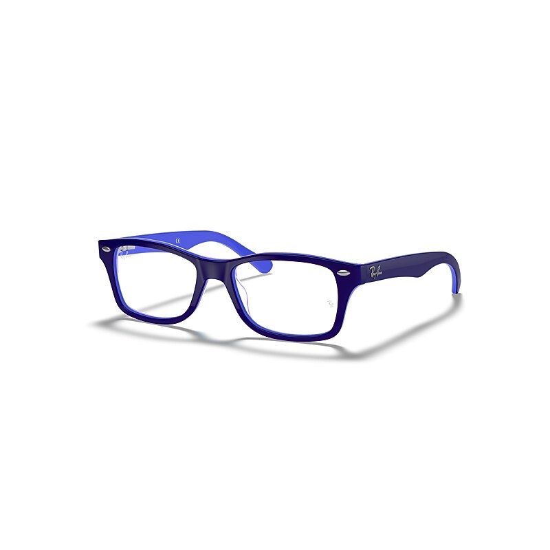 Ray-Ban Eyeglasses Children Rb1531 Optics Kids - Blue Frame Clear Lenses Polarized 48-16