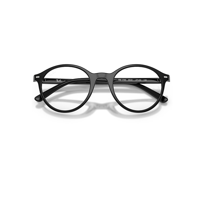Ray-Ban Rb1730 Optics Kids Optical Black Frame Clear Lenses Polarized 45-20