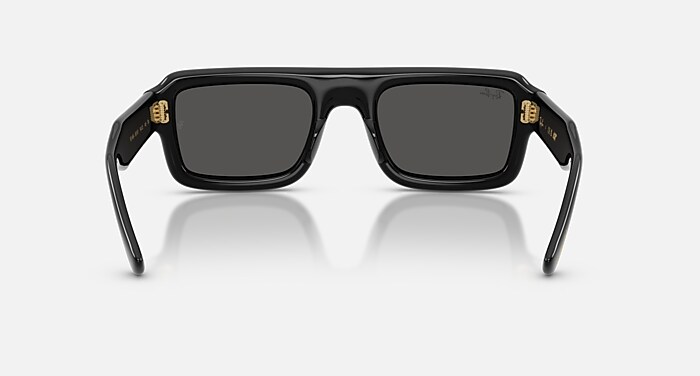 新品Ray-Ban サングラス FLACKO PUFFER サングラス ブラック と ウルトラブラック (54-23